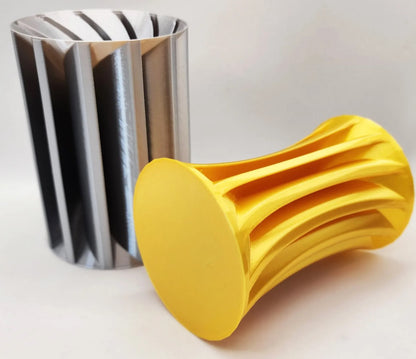Shutter Dekorative Moderne Vase 2er Set (Kunststoff, 15 cm Höhe)