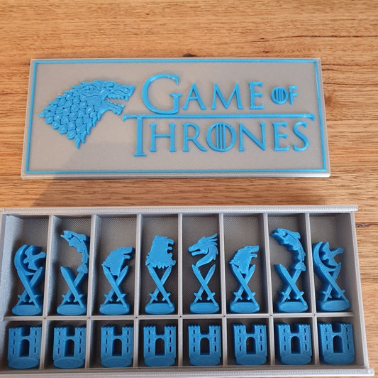 Game Of Thrones Chess Set Pieces (BOXED)