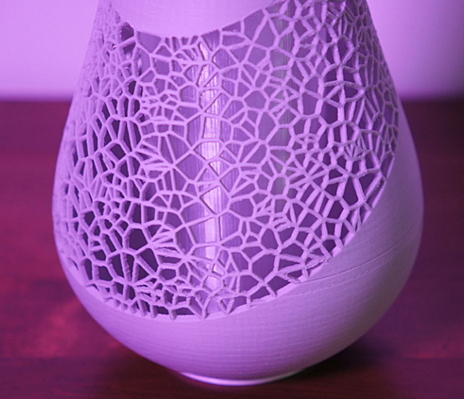 Voronoi Unentschlossene Moderne Vase 15 Cm