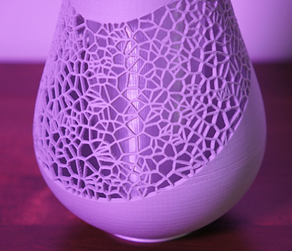 Voronoi Unentschlossene Moderne Vase 15 Cm