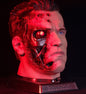 T-800 Terminator Kopf Arnold Schwarzenegger Bemalte Figur 20 cm