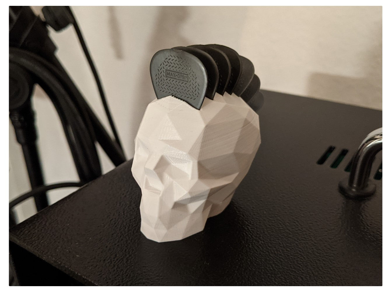 Tödlicher Totenkopf Weiß