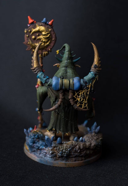Endzeit-Zauberer, bemalte Figur, 17 cm (große Version)