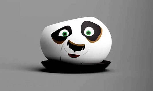 Kung Fu Panda Saksı Boyalı Figür 15 cm - 02