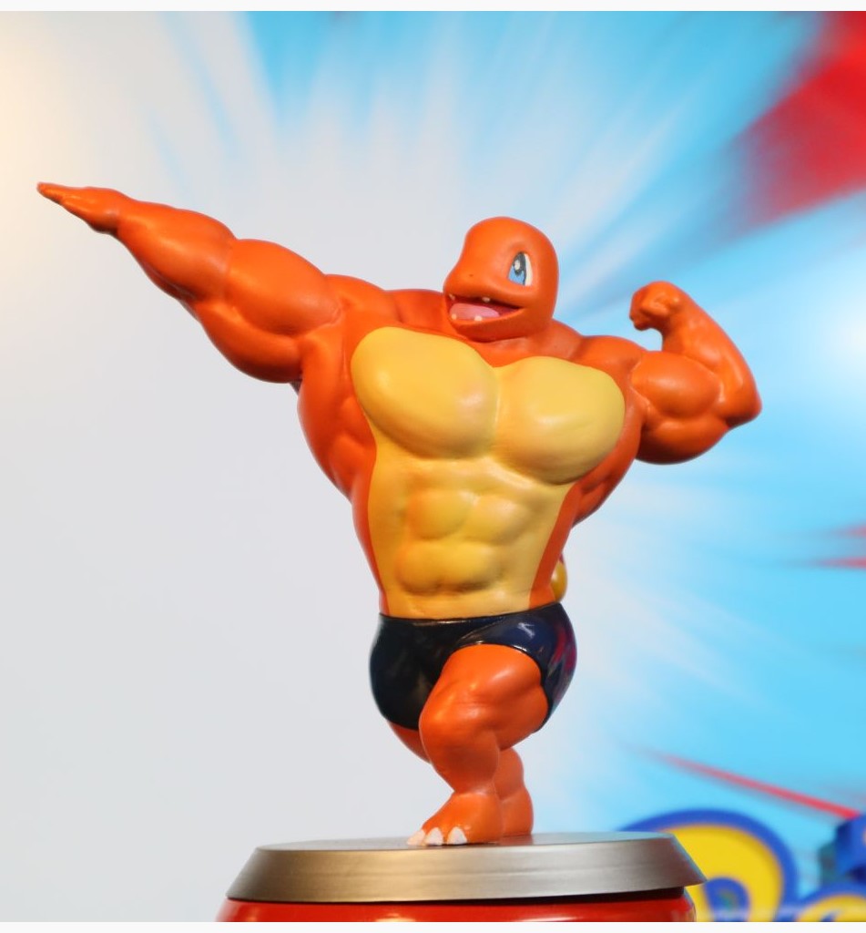 Pokémon-Figur Sportler Charmander 15 cm