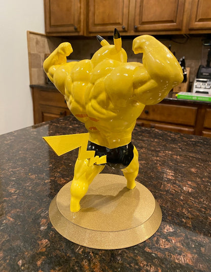 Sportler Pokémon Pikachu Muskel-Figur 15 cm