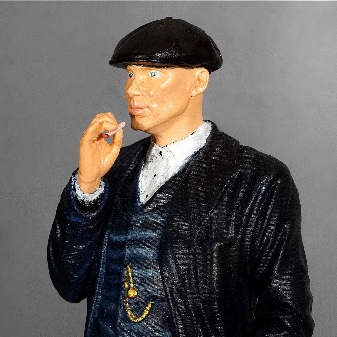 Thomas Shelby Peaky Blinders Bemalte HD Figur 25 cm (Riesenformat)