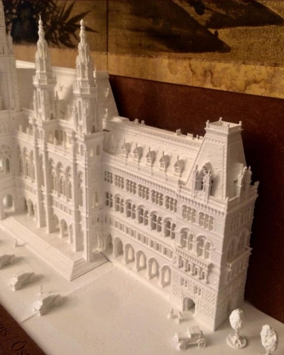 Giant Vienna City Hall Rathaus Miniature