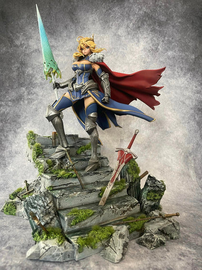 Artoria Pendragon Saber Fate Stay Night Bemalte Figur 30 CM (Riesengröße)