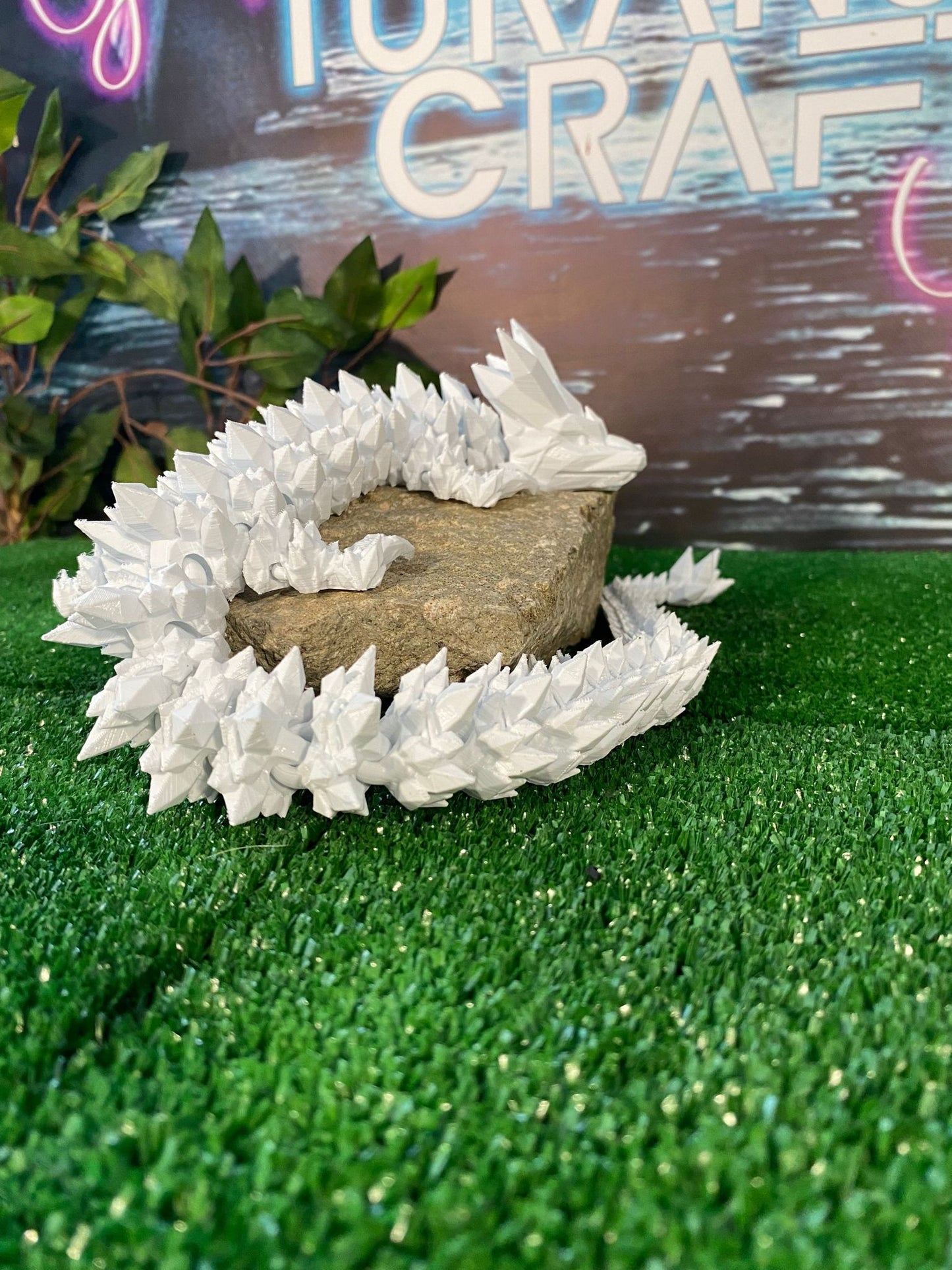 Turaç Cans Beweglicher Kristall-Drache (Große Größe 52 Cm) Alle Farben