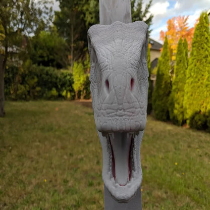 Dinosaurier-Raptorenkopf-Wandbüste, riesige Größe