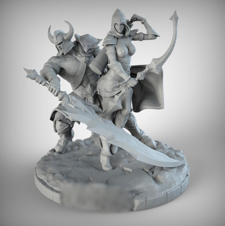 Tryndamere & Ashe Champion Großformat Biblio