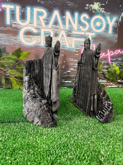 Argonath Figur Herr der Ringe Links Rechts Team Lotr 18 cm Buchstütze