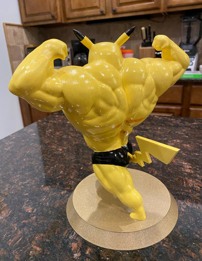 Sportler Pokémon Pikachu Muskel-Figur 15 cm
