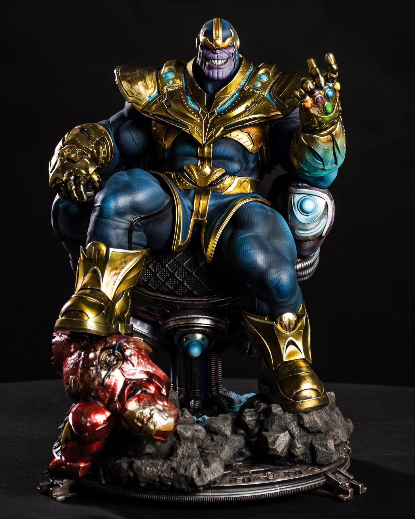 Marvel Thanos Deadpool's Killer Bemalte Figur 25 Cm Groß