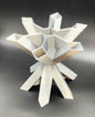 Schneeflocke Einzigartige dekorative moderne Vase (Kunststoff, 18 cm Höhe)