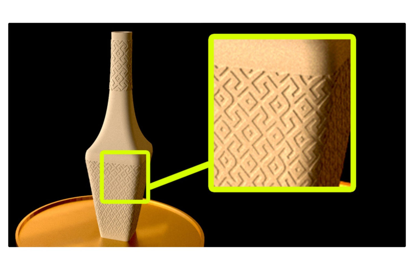 Dekorative Vase Göbeklitepe