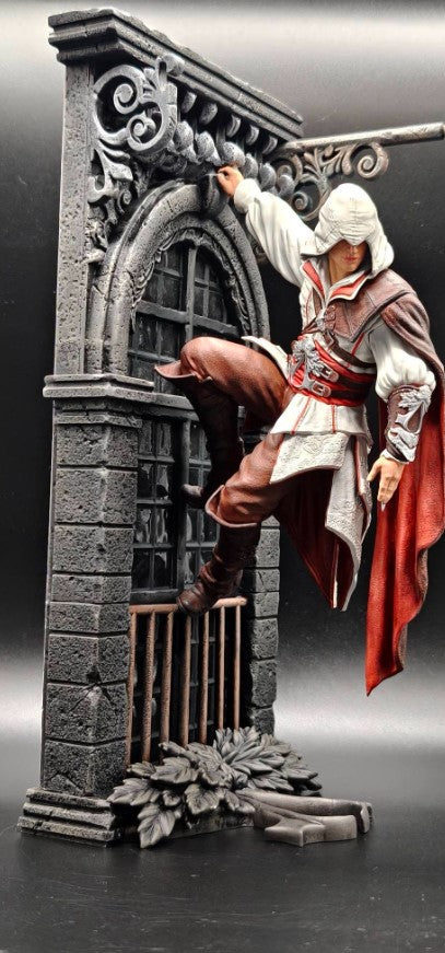 Assassins Creed Ezio Auditore Hinterhalt Bemalte Figur 30 CM Große Größe