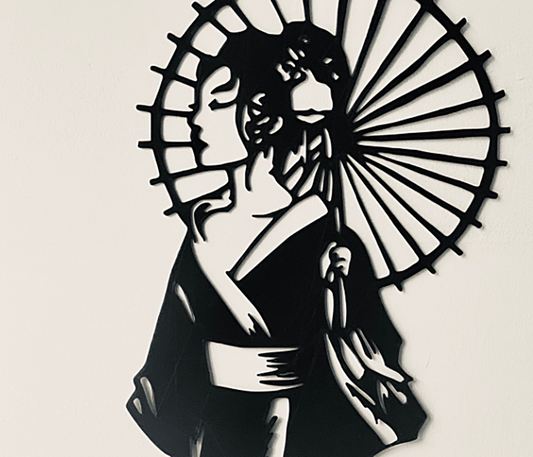 Geisha Wall Decor 30 cm