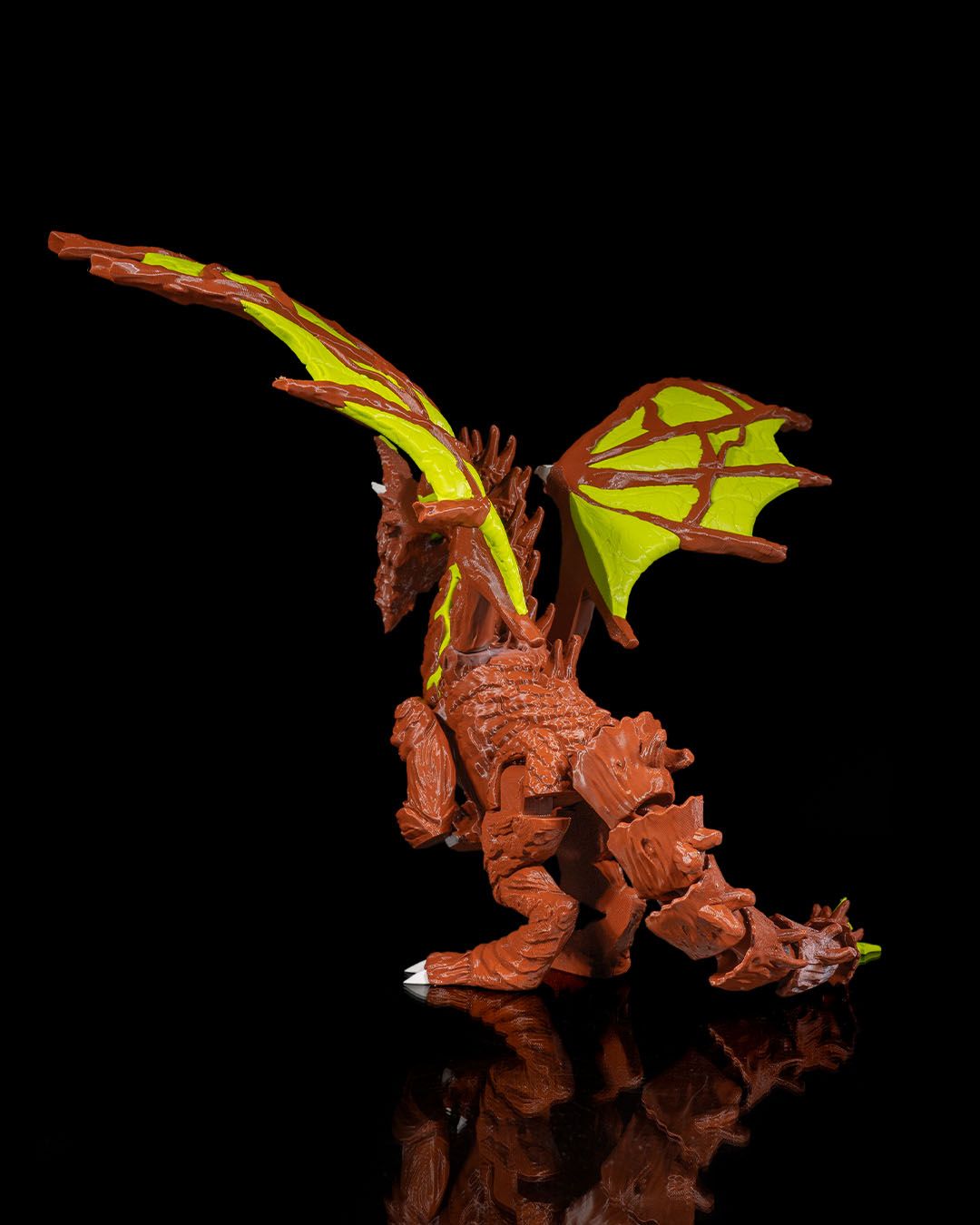 Epic Moss Dragon Rot Grün Drache