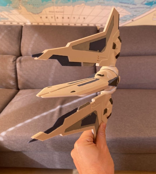 Mandalorian Kom'rk Spaceship Model Star Wars 25 CM (Large Size)