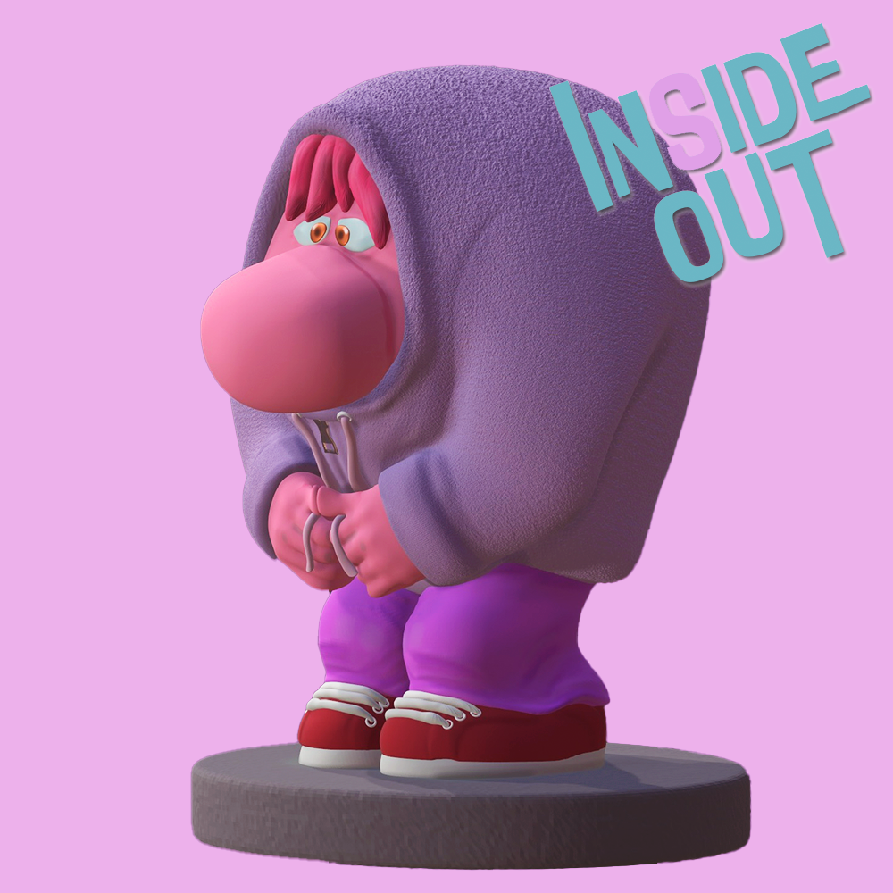 Embarrassment Scham Inside Out 2 Alles steht Kopf 2 Figur 15 CM