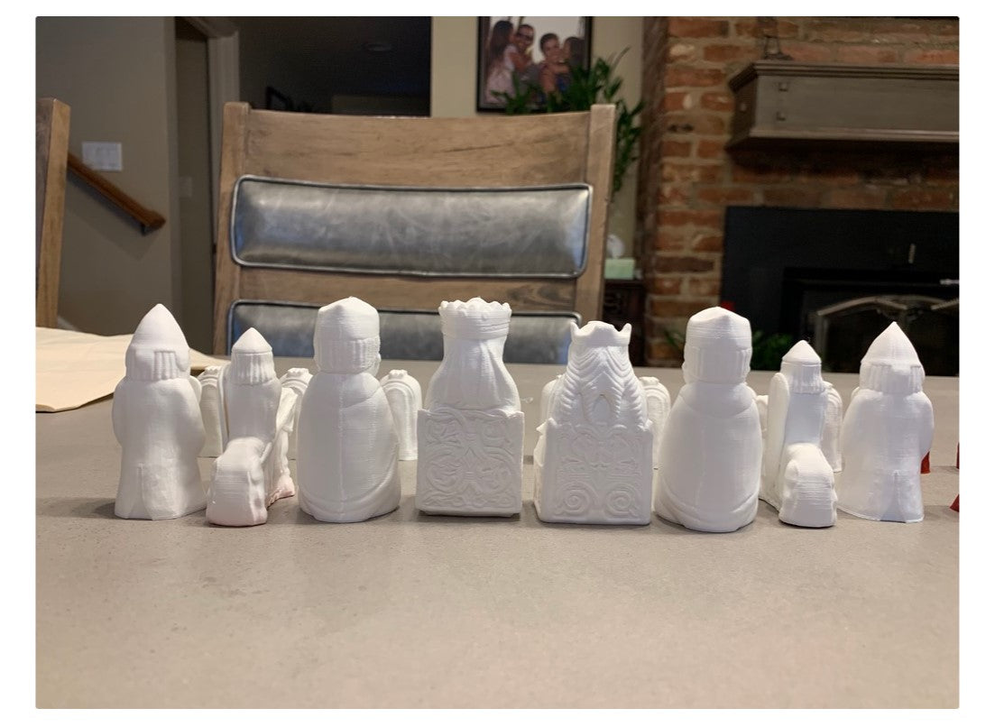 Zauberschachfiguren Harry Potter und der Stein der Weisen (Lewis-Schachfiguren)