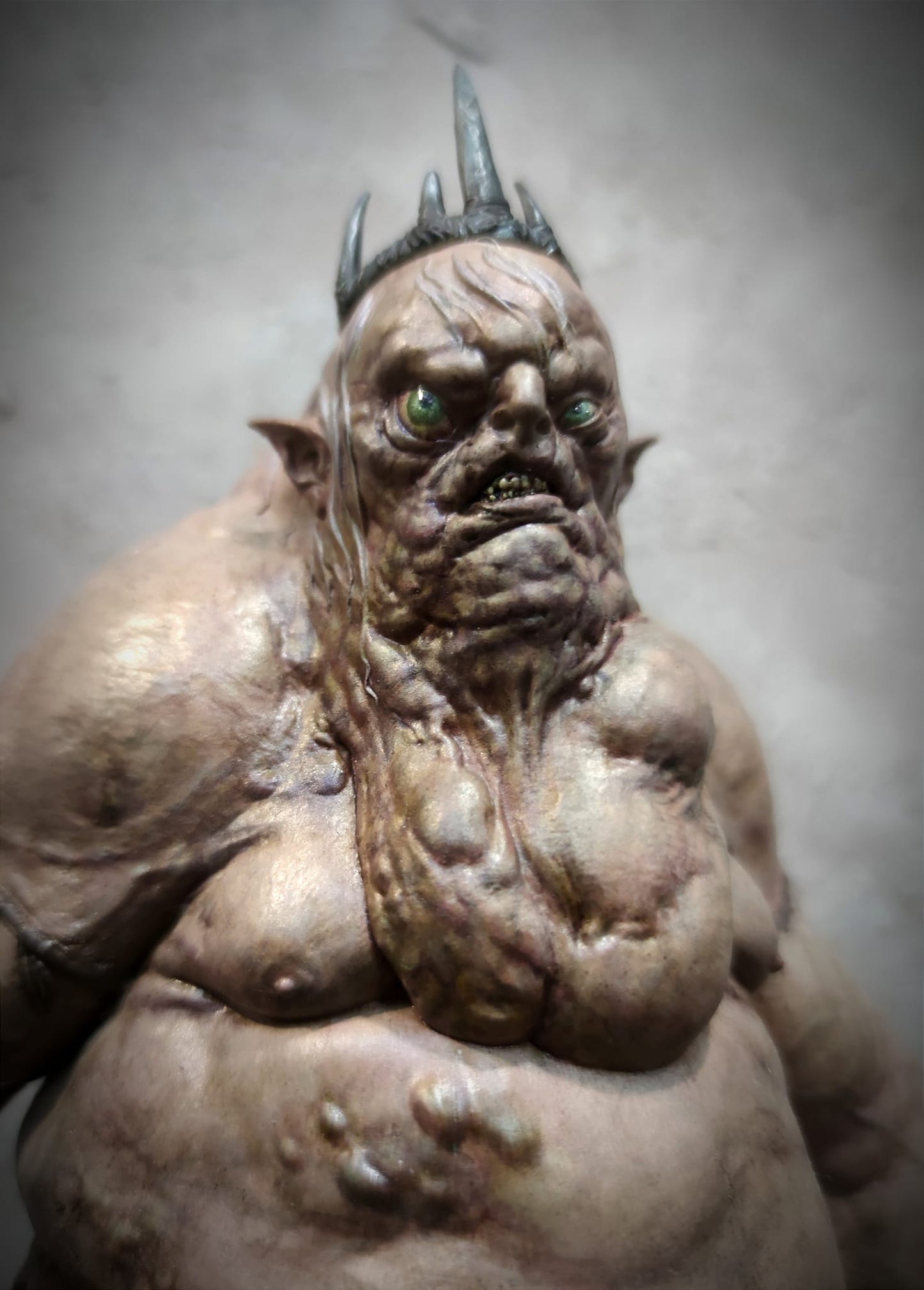 Goblin König Der Hobbit Herr der Ringe Bemalte Figur Groß 25 cm