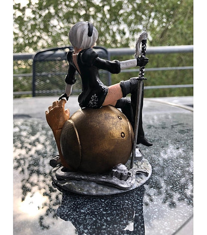Nier Automata Yorha Bemalte Spielfigur 20 cm