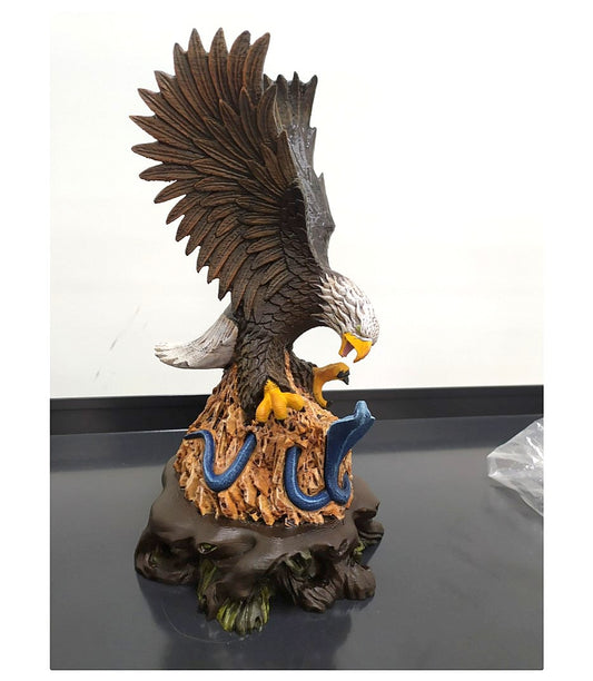 Kara Kel Kartal Kobra Avı Boyalı Figür 20 Cm (Büyük Boy)