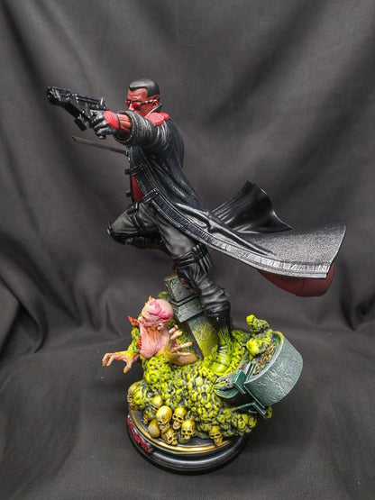 Blade: Klinge mit zwei Seiten 8K UHD Bemalte Figur 30 CM (GROSSE GRÖSSE)