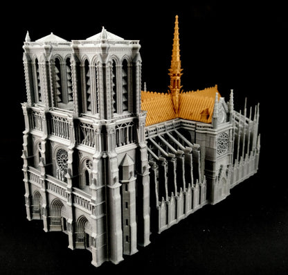 Kathedrale Notre Dame De Paris Figur (Ultra Detailliert, Große Größe)