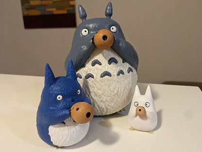 Totoro Familie Bemalte Figuren 3er-Set