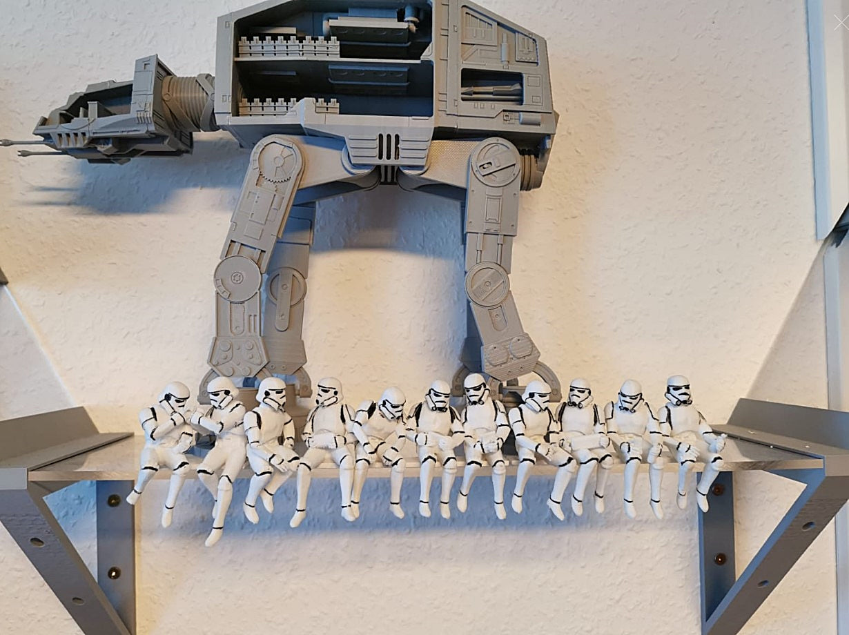 Stormtrooper Star Wars Bücherregal 15-teiliges Figuren-Set