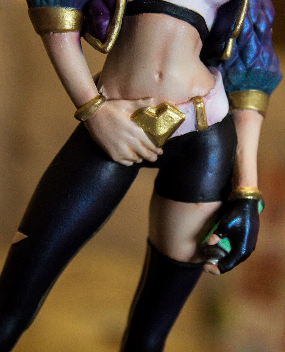 Kda Akali Bemalte Figur 20 cm (Groß)