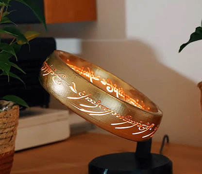 Der Herr der Ringe Machtring LED-Tischlampe mit Stecker Lotr 20 cm