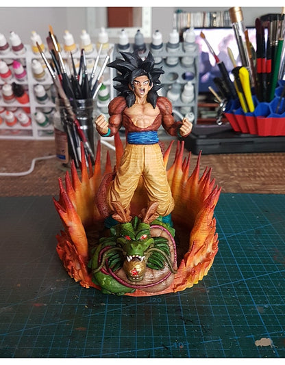 Dragon Ball GT Goku SSJ4 Bemalte Figur 20 cm
