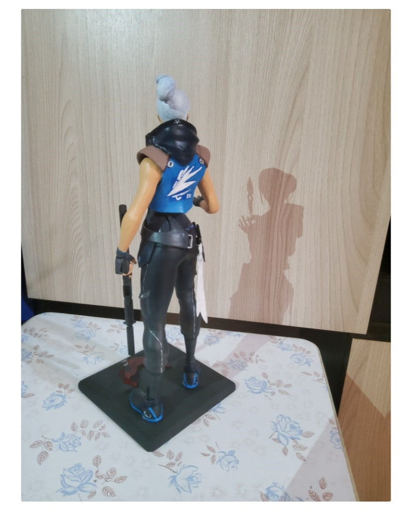 Valorant Jett Bemalte Figur 22 cm (Große Größe)