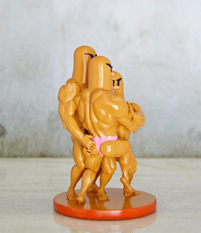 Pokémon Dugtrio Sportler-Figur 15 cm (inkl. Topf)
