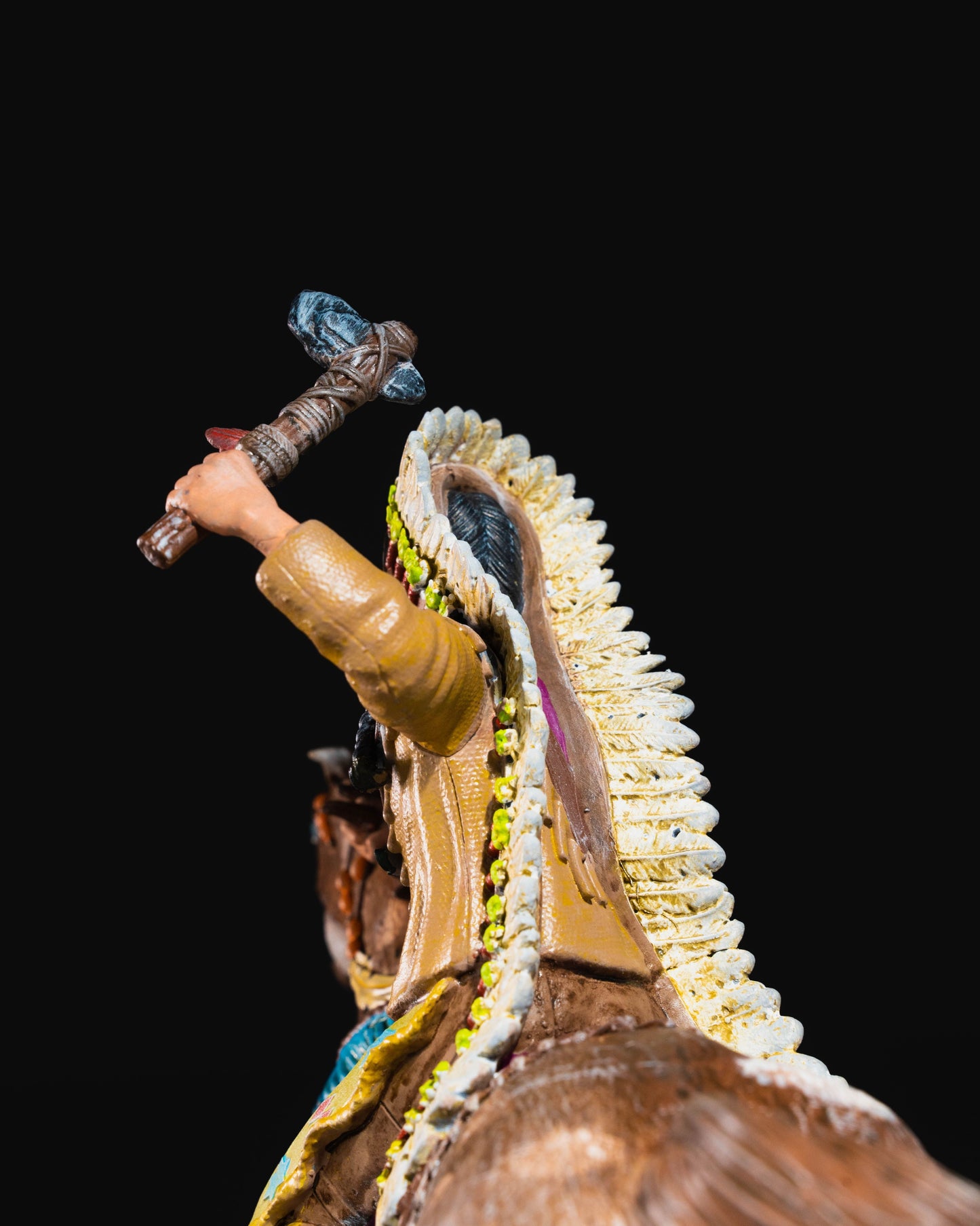 Reitende Indianerfigur Dekoration 20 CM