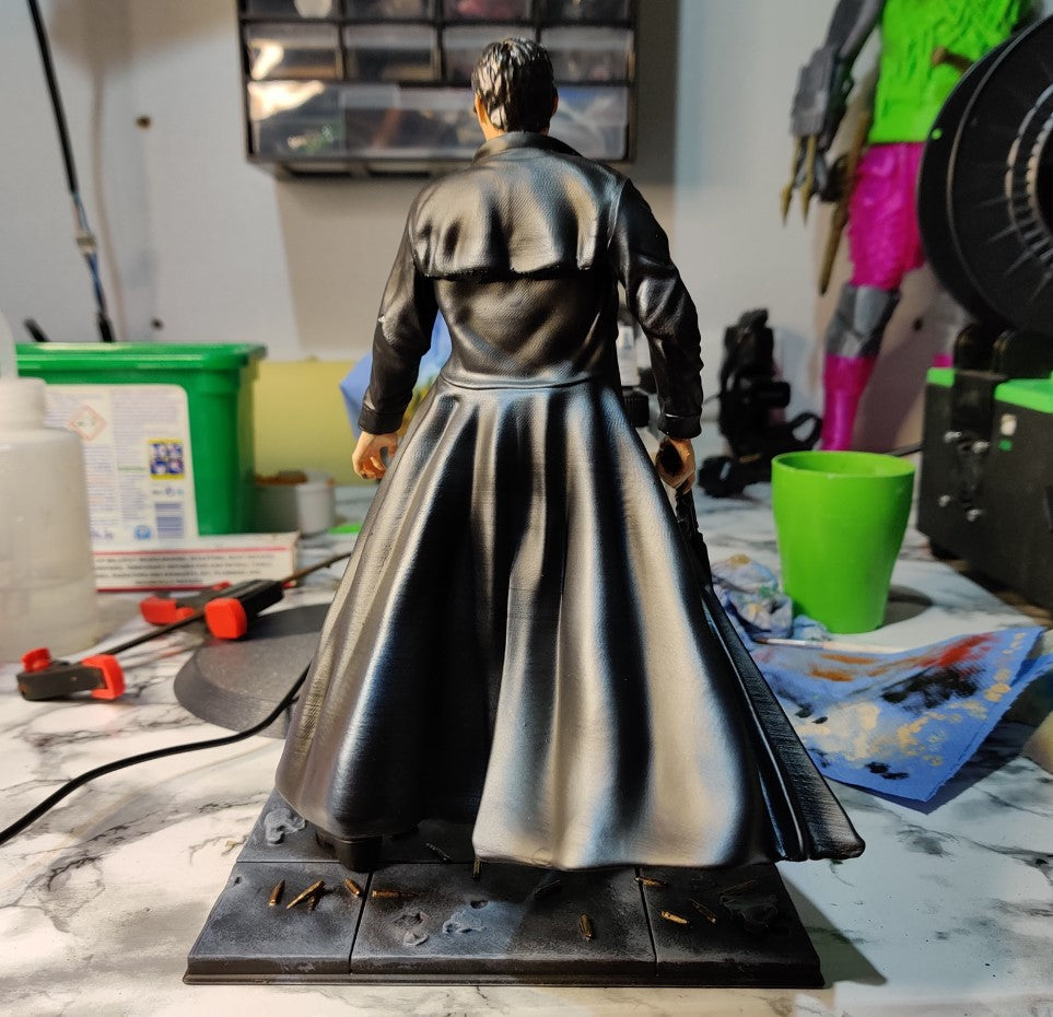 The Matrix Neo Bemalte Figur 25 cm Riesenformat