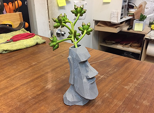 Moai Saksı 15 Cm