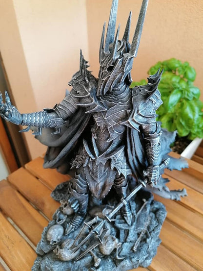 Dark Lord Sauron Handbemalte Figur 20 cm Der Herr der Ringe LotR (Riesenversion)