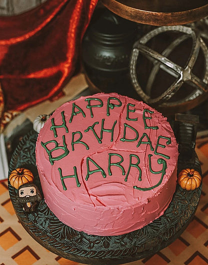 Harry Potter Hagrid Geburtstags Kuchen Happee Birthdae Deko (20 cm Durchmesser)