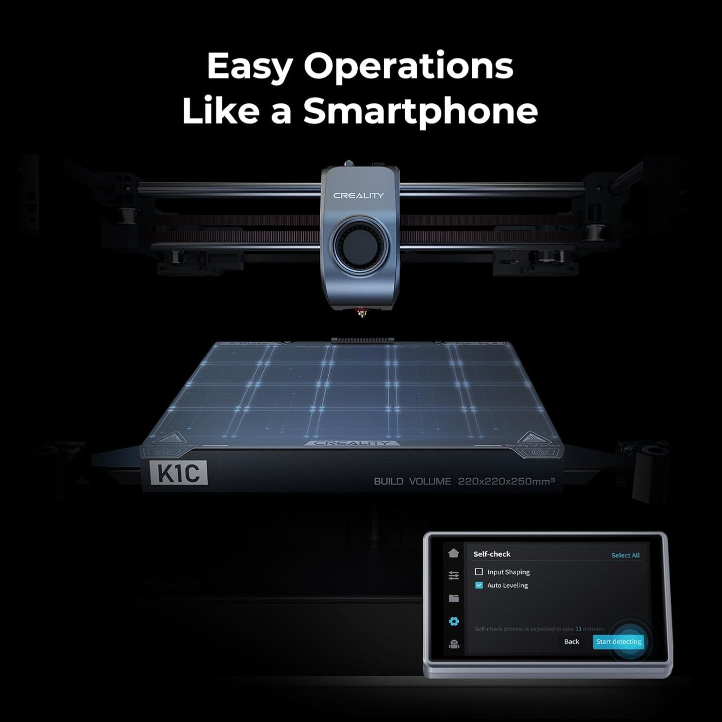 Creality K1C Carbon 3D-Drucker (wie neu, Ausstellungsstück, refurbished)