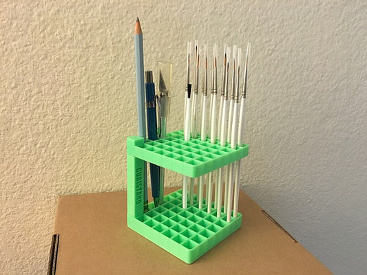 Kubik Model Fırça Ve Kalem Standı 10 Cm