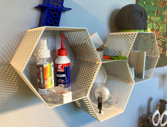 Hexagen Hexagonal Decorative Wall Shelf 1 Piece