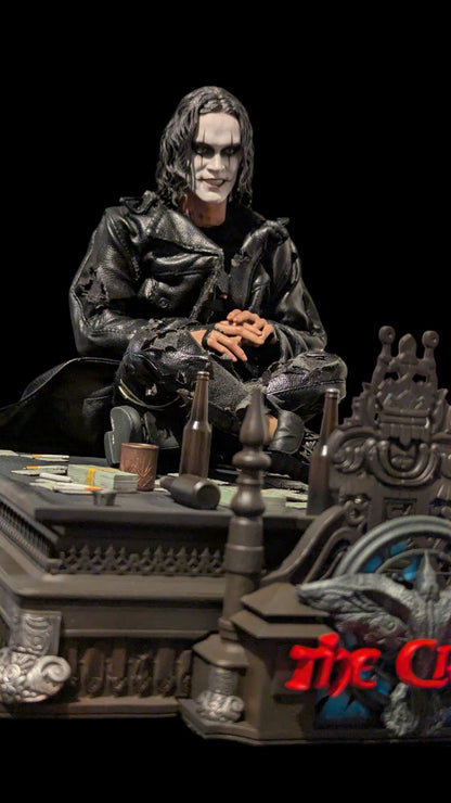 The Crow MIRAMAX Bemalte Figur 25 cm Großformat