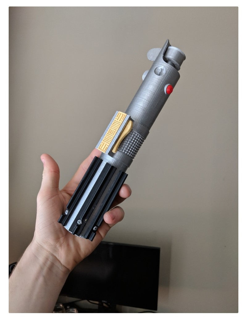 Anakin Skywalkers Lichtschwertgriff Star Wars (mit Ständer)