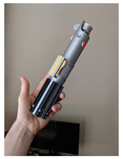 Anakin Skywalkers Lichtschwertgriff Star Wars (mit Ständer)